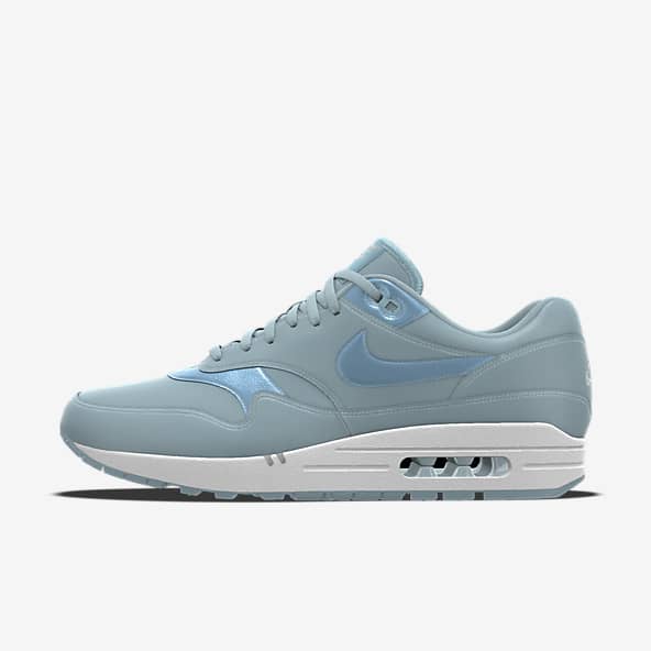 Blue Leather Shoes. Nike CA